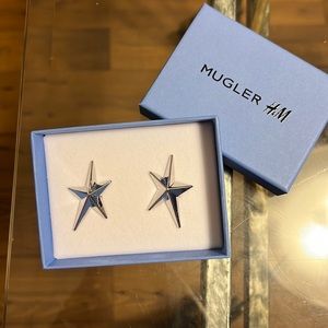 Mugler x HM Star Clip On Earrings